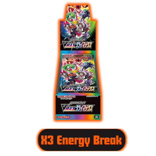 X3 Energy Break - Vmax Climax Pokemon Booster Box